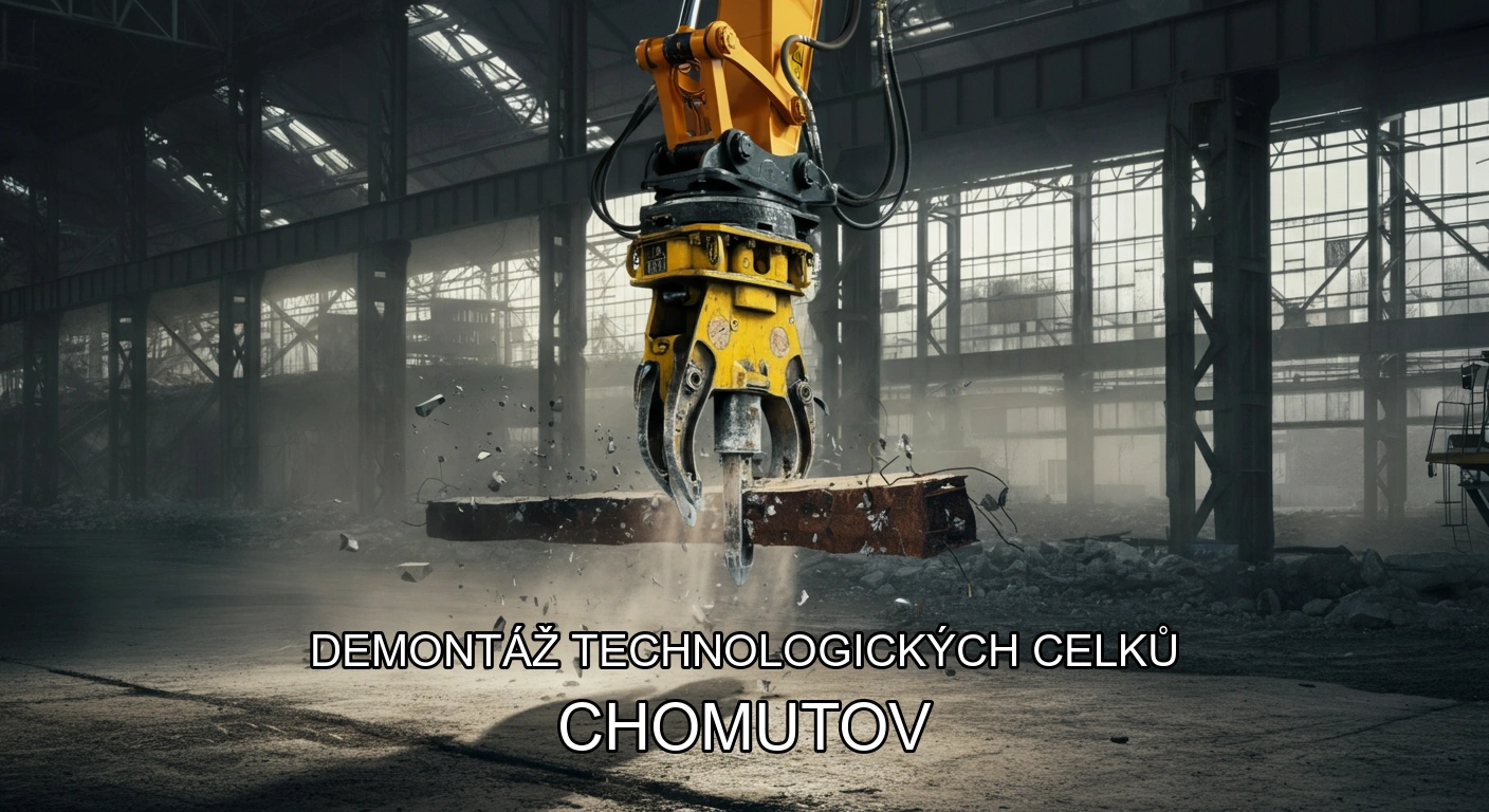 Demontaz technologickych celku Chomutov